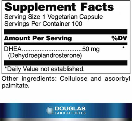 ДГЕА Douglas Laboratories (DHEA) 50 мг 100 капсул