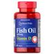 Риб'ячий жир з вітаміном D, Fish Oil with Vitamin D, Puritan's Pride, 1000мг, 60 капсул фото