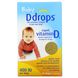 Рідкий вітамін Д3 для дітей Ddrops (Baby Liquid Vitamin D3) 400 МО 2,5 мл 90 крапель фото