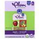 Plum Organics, Органічне дитяче харчування, етап 2, яблуко та броколі, 4 пакетики по 4 унції (113 г) кожен фото