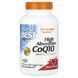 Ubichinol with high absorption, Doctors Best, 400 mg, 180 vegetarian capsules.