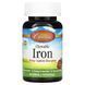 Carlson, Chewable Iron, Strawberry, 30 mg, 60 Tablets фото