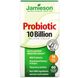 Jamieson Natural Sources, Пробіотик, 10 мільярдів активних клітин, 60 вегетаріанських капсул фото