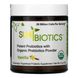 Потужні пробіотики з порошком органічних пребіотиків, ваніль, Potent Probiotics with Organic Prebiotics Powder, Vanilla, Sunbiotics, 57 г фото