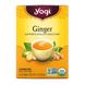 Чай с органическим имбирем, без кофеина, Yogi Tea, 16 чайных пакетиков, 1.12 унций (32 г) фото