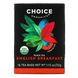 Чорний чай "Англійський сніданок" органік Choice Organic Teas (Black Tea) 16 штук 32 г фото