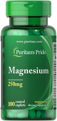 Магній Puritan's Pride (Magnesium) 250 мг 100 капсул