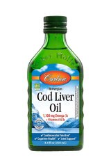 Олія печінки тріски Carlson Labs (Norwegian Cod Liver Oil Omega-3 EPA & DHA) 250 мл