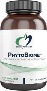 Designs for Health (PhytoBiome) Polyphenols for Gut Microbiome Support, 90 Capsules