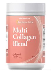 Коллагеновая смесь, Multi Collagen Blend, Puritan's Pride, 269 грам купить в Киеве и Украине