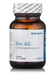 Цинк Metagenics (Zinc A.G.) 60 таблеток купить в Киеве и Украине