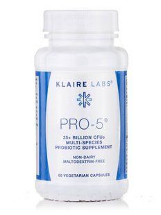 Klaire Labs Pro-5 60 vegetarian capsules