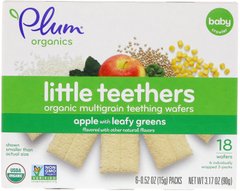 Печенье для прорезывания зубов Plum Organics (Teething Wafers) 6 пак. купить в Киеве и Украине