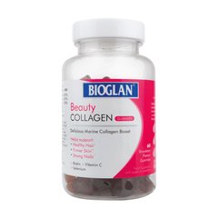 Біоглан Колаген + Вітаміни для краси волосся, шкіри та нігтів желейки Bioglan (Beauty Collagen) 60 шт