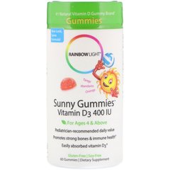 Вітамін Д3 для дітей мандарин Rainbow Light (Vitamin D3) 400 МО 60 таблеток