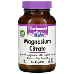 Цитрат магния Bluebonnet Nutrition (Magnesium Citrate) 60 капсул купить в Киеве и Украине