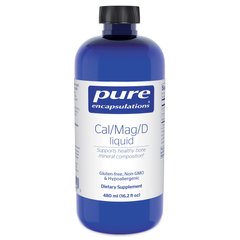 Кальций Магний Витамин Д3 Pure Encapsulations (Cal/Mag/D Liquid) 480 мл купить в Киеве и Украине