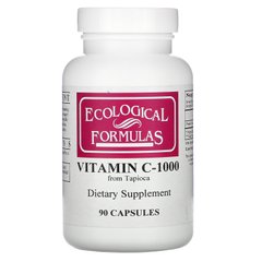 Екологічні формули вітамін С -1000 Cardiovascular Research Ltd. (Vitamin C) 90 капсул.