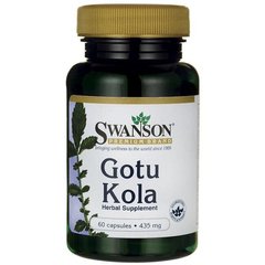 Готу Кола Swanson (Gotu Kola) 435 мг 60 капсул