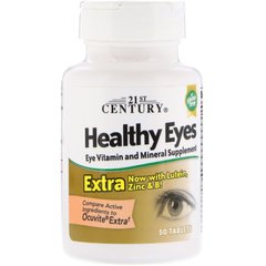 Healthy Eyes (здорові очі) екстра, 21st Century, 50 таблеток