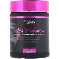 Пробіотики для жінок NLA for Her (Her Probiotics) 90 капсул