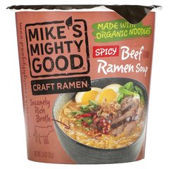 Mike's Mighty Good, Craft Ramen, суп из рамэн со вкусом говядины, 1,8 унции (53 г) купить в Киеве и Украине
