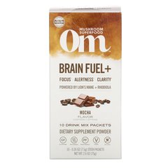 Здоров'я мозку з їжовиком гребінчастим Organic Mushroom Nutrition (Brain Fuel + Powered by Lion's Mane) 10 по 7.5 г