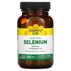 Селен бездрожжевой Country Life (Selenium yeast free) 100 мкг 180 таблеток купить в Киеве и Украине