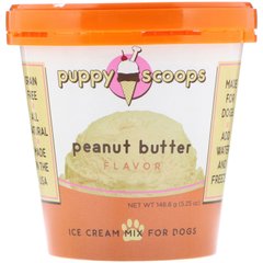 Морозиво для собак, смак арахісового масла, Puppy Cake, 148,8 г