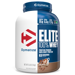 Elite, 100-ний Сироватковий Протеїн, Кава Мокко, Dymatize Nutrition, 27 кг