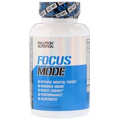 Харчова добавка для фокусу і уваги EVLution Nutrition (Focus Mode) 60 капсул