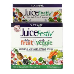Суперпродукти фруктові та овочеві Natrol 2 контейнера по 60 капсул