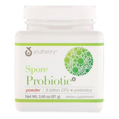 Пробиотический порошок Youtheory (Spore Probiotic Powder) 6 миллиардов CFU 97 г купить в Киеве и Украине