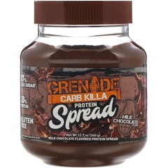 Carb Killa, протеїновий спред, молочний шоколад, Grenade, 12,7 унц (360 г)