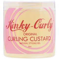 Original Curling Custard, натуральный гель для укладки волос, Kinky-Curly, 8 унций купить в Киеве и Украине