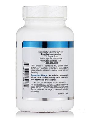 Ацетилцистеин Douglas Laboratories (N-Acetyl-L-Cysteine) 750 мг 90 капсул купить в Киеве и Украине