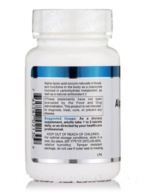 Альфа-ліпоєва кислота Douglas Laboratories (Alpha-Lipoic Acid) 60 таблеток