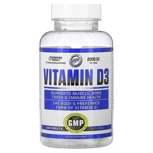 Hi Tech Pharmaceuticals, вітамін D3, 2000 МО, 100 таблеток