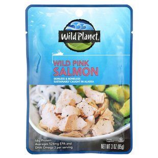 Дикий розовый лосось Wild Planet (Wild Pink Salmon) 85 г купить в Киеве и Украине