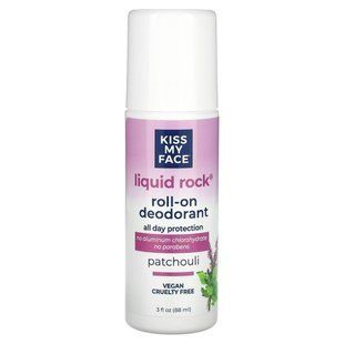 Дезодорант без парабенов жидкий пачули Kiss My Face (Liquid Rock Deodorant) 88 мл купить в Киеве и Украине