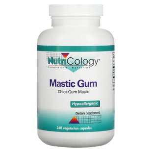 Mastic Gum, Хиос Гам Мастика, Nutricology, 240 вегетарианских капсул купить в Киеве и Украине