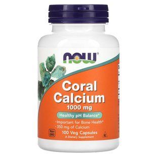 Coral calcium 1000 Now Foods (Coral Calcium) 1000 mg 100 capsules