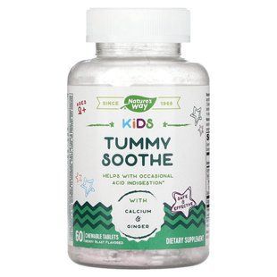 Заспокійливий засіб для живота для дітей від 2-х років Nature's Way (Tummy Soothe) 60 жувальних таблеток