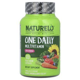 One Daily Multivitamin for Women, NATURELO, 120 Vegetarian Capsules