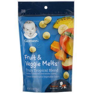 Tropical flavor jam for babies Gerber 28 g