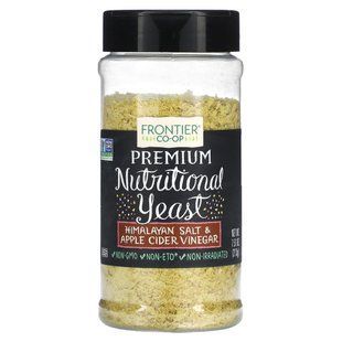 Frontier Natural Products, Премиальные пищевые дрожжи, гималайская соль и яблочный уксус, 7,51 унции (213 г) купить в Киеве и Украине