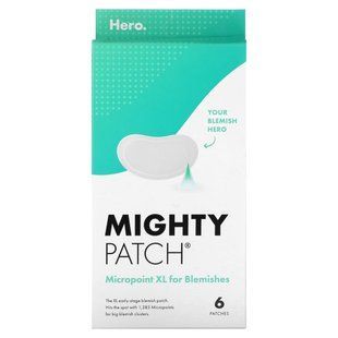 Hero Cosmetics, Mighty Patch&reg; Micropoint XL For Blemishes, 6 Patches купить в Киеве и Украине