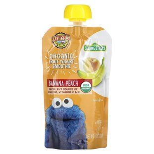 Earth's Best, Organic Fruit Yogurt Smoothie, 2 Years and Up, Banana Peach, 4.2 oz (120 g) купить в Киеве и Украине