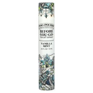 Poo-Pourri, туалетний спрей перед виходом, ваніль і м&rsquo;ята, 10 мл (0,34 рідк. унції)