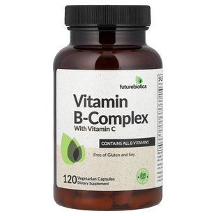 Futurebiotics, Vitamin B-Complex with Vitamin C, 120 Vegetarian Capsules